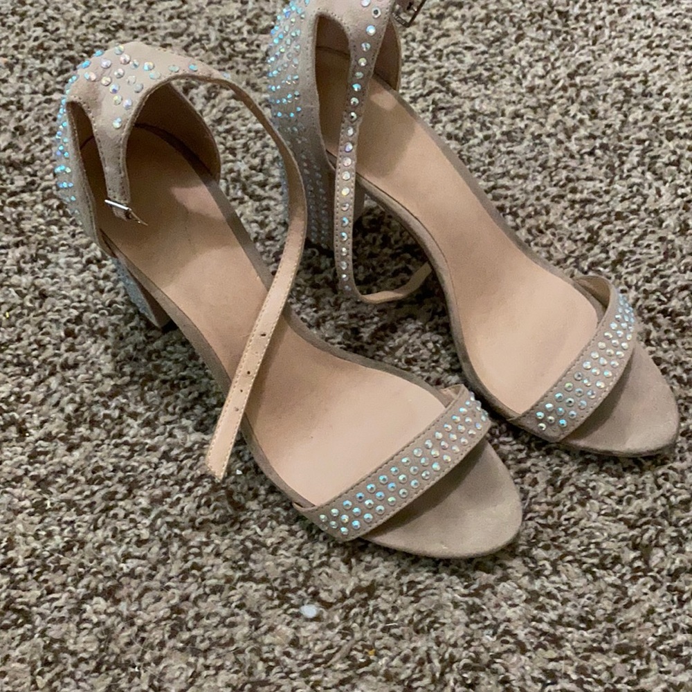 Shiny high heels